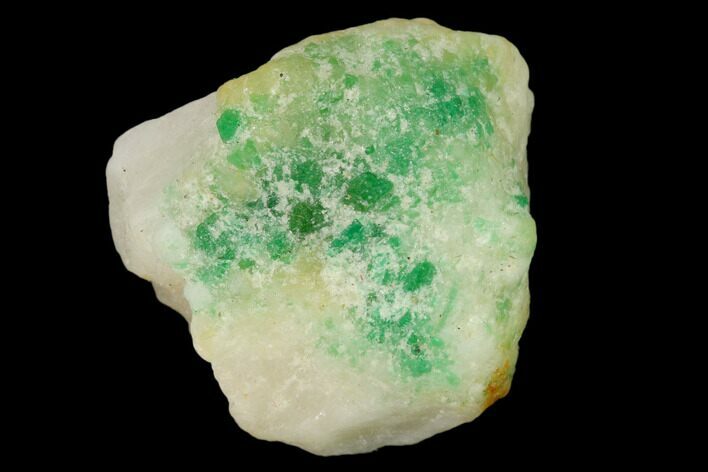 Beryl (Var Emerald) in Calcite - Khaltoru Mine, Pakistan #138909